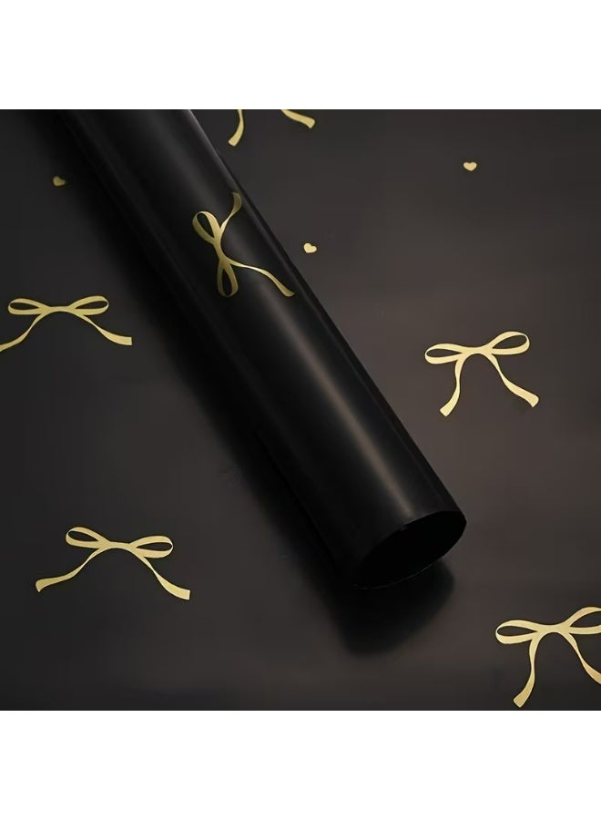 Kandid 5 أوراق تغليف هدايا عيد الحب بنمط bows (وردي) - Image 2